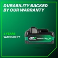 Clearance Center | Metabo HPT 380083M BSL36A18X 18V/36V MultiVolt 2.5 Ah/5 Ah Lithium-Ion Water and Impact-Resistant Battery image number 9