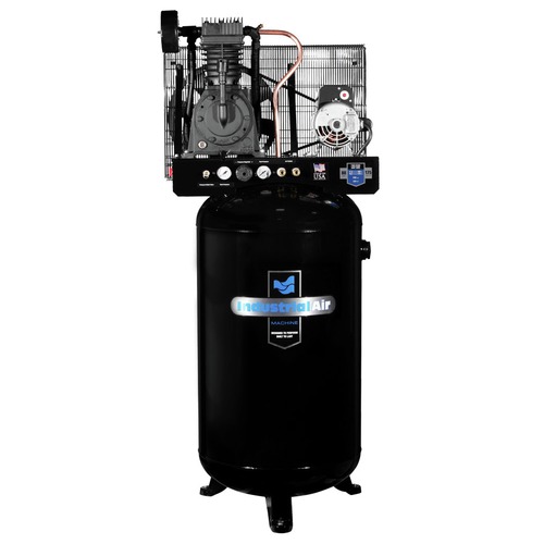 Stationary Air Compressors | Industrial Air IV5048055 5 HP 80 Gallon Industrial Stationary Air Compressor image number 0