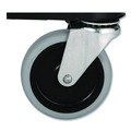 Customer Appreciation Sale! Save up to $60 on Select Tools | Rubbermaid Commercial FG409500BLA 40.63 in. x 20.75 in. x 37.81 in. 300 lbs. Capacity 3 Shelves Plastic Xtra Equipment Cart - Black image number 6