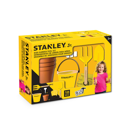 Clearance Center | STANLEY Jr. SG003-10-SY 9-Piece Garden Toy Tool Set image number 0