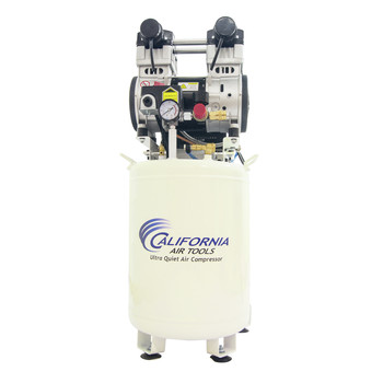 PORTABLE AIR COMPRESSORS | California Air Tools 2 HP 10 Gallon Ultra Quiet and Oil-Free Dolly Air Compressor with Air Dryer - CAT-10020DC-22060