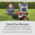 Hedge Trimmers | Husqvarna 122HD60 21.7cc Gas 23 in. Dual Action Hedge Trimmer image number 10