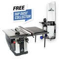 Table Saws | Delta 36-L336D 3 HP 36 in. Rip Capacity  Unisaw Table Saw with 1 HP Dust Collector image number 1