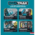 Storage Systems | Makita T-90037 MAKTRAK Medium Tool Box image number 8