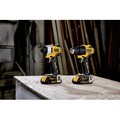 Combo Kits | Dewalt DCK278C2 20V MAX Brushless Lithium-Ion 1/2 in. Cordless Drill Driver and 1/4 in. Impact Driver Kit with 2 Batteries (1.3 Ah) image number 4