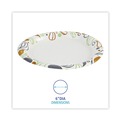  | Boardwalk BWKDEER6PLT 6 in. Diameter Coated/Soak Proof Deerfield Printed Paper Plates - Multicolor (250/Pack, 4 Packs/Carton) image number 5