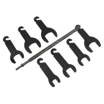 AIR TOOLS AND EQUIPMENT | Lisle 7-Piece Pneumatic Fan Clutch Wrench Set - 43300