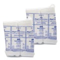  | Dart 80HT3R 3-Compartment 7.5 in. x 8 in. x 2.3 in. Foam Hinged Lid Containers - White (200/Carton) image number 0