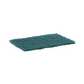  | Boardwalk 86LGI 6 in. x 9 in. Heavy-Duty Scour Pad - Green (15/Carton) image number 2