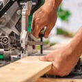 On Sale | Metabo HPT C1810DFAM 18V MultiVolt Brushless Lithium-Ion 10 in. Cordless Single Bevel Miter Saw Kit (5 Ah) image number 15