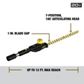 Hedge Trimmers | Dewalt DCPH820BH Pole Hedge Trimmer Head with 20V MAX Compatibility image number 5