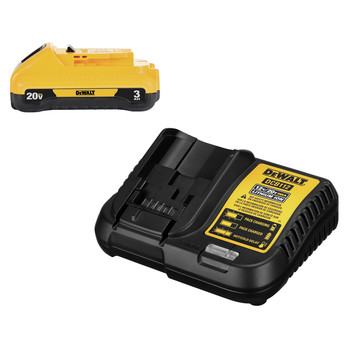 BATTERY AND CHARGER STARTER KITS | Dewalt DCB230C 20V MAX 3 Ah Lithium-Ion Compact Battery and Charger Starter Kit
