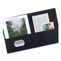 July Member-Exclusive Offer Save 10% off on One Item | Avery 47988 40 Sheet Capacity 11 in. x 8.5 in. Two-Pocket Folder - Black (25/Box) image number 2