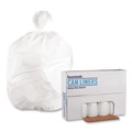  | Boardwalk H8647HWKR01 43 in. x 47 in. 56 gal. 0.6 mil Low-Density Waste Can Liners - White (100/Carton) image number 1