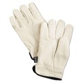 Work Gloves | MCR Safety 3250XL Premium Grade Leather Insulated Driver Gloves - X-Large, Cream (1-Dozen) image number 1
