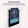 July Member-Exclusive Offer Save 10% off on One Item | Avery 05233 3 Slant Rings 0.5 in. Capacity 11 in. x 8.5 in. Heavy-Duty Non Stick View Binder with DuraHinge - Black image number 2