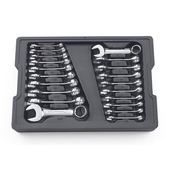PRODUCTS | GearWrench 20-Piece SAE/Metric Stubby Combination Non-Ratcheting Wrench Set - 81903