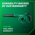 Handheld Blowers | Metabo HPT RB18DCQ4M MultiVolt 18V Lithium-Ion Cordless Compact Blower (Tool Only) image number 10