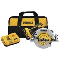 Circular Saws | Factory Reconditioned Dewalt DCS574W1R 20V MAX XR Brushless Lithium-Ion 7-1/4 in. Cordless Circular Saw with POWER DETECT Tool Technology Kit (8 Ah) image number 0