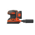 Random Orbital Sanders | Black & Decker BDCRO20C 20V MAX Lithium-Ion Brushed Cordless Random Orbital Sander Kit (1.5 Ah) image number 1