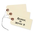  | Avery 12601 2.75 in. x 1.38 in. 11.5 pt Stock Double Wired Shipping Tags - Manila (1000/Box) image number 3