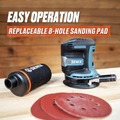 Orbital Sanders | Senix PSX2-M1-0 20V Max Brushless 3-Speed 5 in. Cordless Orbital Sander (Tool Only) image number 3