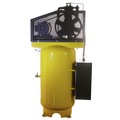 Stationary Air Compressors | EMAX ESP05V080I3 5 HP 80 Gallon 2-Stage 3-Phase Industrial Inline Pressure Lubricated Solid Cast Iron Pump 19 CFM at 100 PSI Plus SILENT Air Compressor image number 3