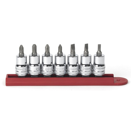 Screwdrivers | GearWrench 80577 7-Piece Screwdriver Bit Socket Set image number 0