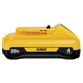 Batteries | Dewalt DCB240 (1) 20V MAX 4 Ah Compact Lithium-Ion Battery image number 0