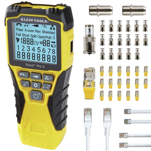 Detection Tools | Klein Tools VDV501-852 Scout Pro 3 Cable Tester with Remote Kit image number 0