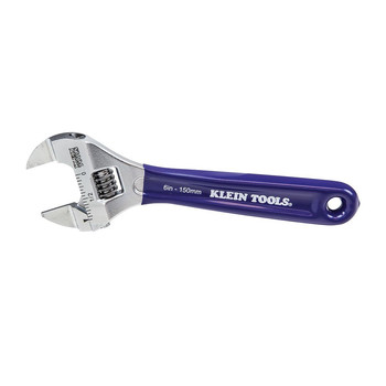 ADJUSTABLE WRENCHES | Klein Tools 6 in. Slim-Jaw Adjustable Wrench - D86934