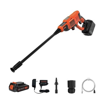 PRESSURE WASHERS | Black & Decker BCPW350C1 20V MAX Lithium-Ion Cordless Power Cleaner Kit (1.5 Ah)