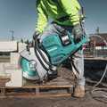 Clearance Center | Makita GEC01PL 80V max XGT (40V max X2) Brushless Lithium-Ion 14 in. Cordless AFT Power Cutter Kit with Electric Brake and 2 Batteries (8 Ah) image number 15