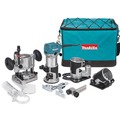 Compact Routers | Makita RT0701CX3 1-1/4 HP Compact Router Kit with Attachments image number 0