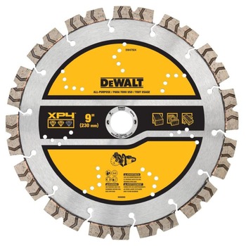 CIRCULAR SAW BLADES | Dewalt 9 in. XP4 All-Purpose Segmented Diamond Blade - DW47924