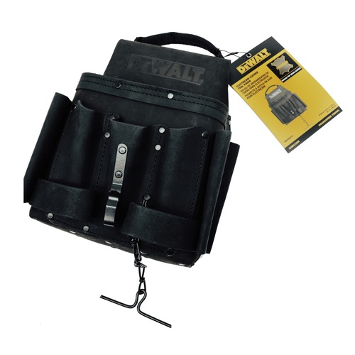 Save 15% off $250 on Select DEWALT Tools! | Dewalt DWST550114 Electrician Leather Tool Pouch image number 0