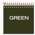 July Member-Exclusive Offer Save 10% off on One Item | Ampad 20-806R Gold Fibre 6 in. x 9 in. Spiral Steno Book - Gregg, Green/Gold Cover/White Pad (100 Sheets/Pad) image number 6