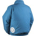Heated Jackets | Makita DFJ304ZXL 18V LXT Li-Ion Cotton Fan Jacket (Jacket Only) - XL image number 2