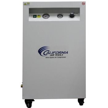 California Air Tools 4 HP 20 Gallon Ultra Quiet and Oil-Free Dolly Air Compressor with Sound Proof Cabinet - CAT-20040SPCAD