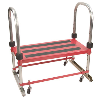 PRODUCTS | Steck Pro Step 500 lb. Capacity Heavy-Duty Stool with Retractable Wheels - 20350