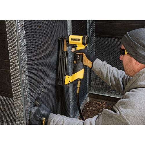Dewalt 16 Gauge 1 in. Crown 2 1 2 in. Wide Crown Lathing Stapler DW450S2