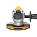Angle Grinders | Dewalt DWE4012-2W 7.5 Amp Paddle Switch 4-1/2 in. Corded Small Angle Grinder image number 4