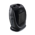  | Alera ALEHECH09 1500 W 7.12 in. x 5.87 in. x 8.75 in. Ceramic Heater - Black image number 1