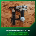 Pneumatic Finishing Staplers | Metabo HPT N3804A5M 18-Gauge Narrow Crown Pro Finish Stapler image number 4