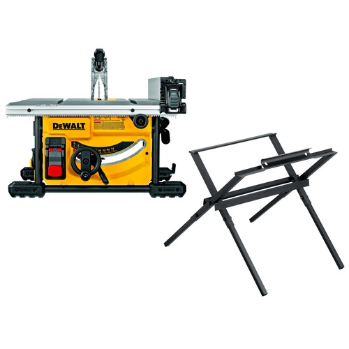 DeWALT Spring Savings! Save up to $100 off DeWALT power tools | Dewalt DW7451DWE7485-BNDL 8-1/4 in. Compact Jobsite Table Saw and 10 in. Table Saw Stand Bundle image number 0