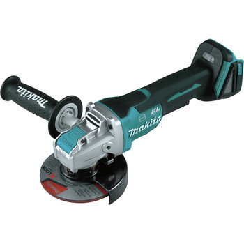 GWP 511982 | Makita 18V LXT Brushless Lithium-Ion 4-1/2 in. / 5 in. Cordless Paddle Switch X-LOCK Angle Grinder with AFT (Tool Only) - XAG26Z