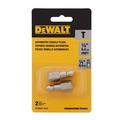 Air Chisels | Dewalt DXCM037-0073 (2/Pack) 1/4 in. FNPT x 1/4 in. Body Automotive Plug image number 3