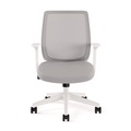 July Member-Exclusive Offer Save 10% off on One Item | Alera ALEWX42BME47 17.09 in. to 20.83 in. Seat Height Supports 275 lbs. Wessex Ergonomic Fabric Mesh Swivel Task Chair - Gray Seat/Back, White Base image number 5
