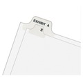July Member-Exclusive Offer Save 10% off on One Item | Avery 11376 11 in. x 8.5 in. 27-Tab Preprinted Legal Exhibit Bottom A to Z Tab Index Dividers - White (1-Set) image number 5