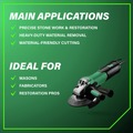 Angle Grinders | Metabo HPT 646563420 120V 13.5 Amp WEV 15-150 HT 6 in. Corded Angle Grinder image number 3